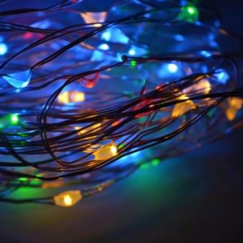 Dekortrend: Tündérfény dekorfüzér, 50 LED, multicolor kép