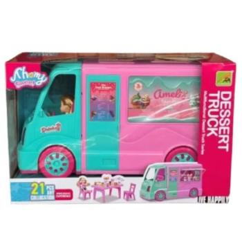 Desszertes kocsi szett babával - 21 db-os kép