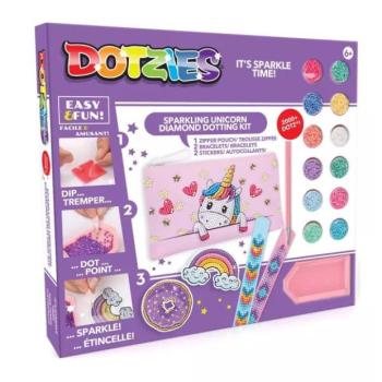 Diamond Dotz: Dotzies Sparkling Unicorn Activity szett kép