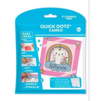 Diamond Dotz: QuickDotz képkészítő készlet, 13 x 13 cm - Kitty cica kép