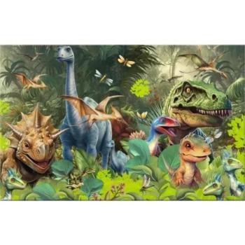 Dinó mintás asztali könyöklő - 55 x 35 cm kép