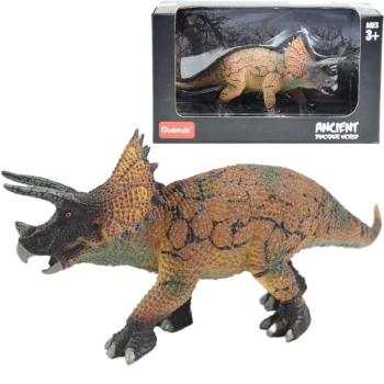 Dino World: Részletgazdagon kidolgozott 16cm-es Triceratops dinoszaurusz figura díszcsomagolásban kép