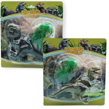 Dino World: T-rex vagy Raptor figura fával kép