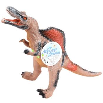 Dino World: Vinyl anyagú hangot adó Spinosaurus dinoszaurusz figura pamut töltéssel 35cm kép