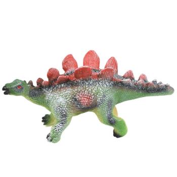 Dino World: Vinyl anyagú hangot adó Stegosaurus dinoszaurusz figura pamut töltéssel 35cm kép