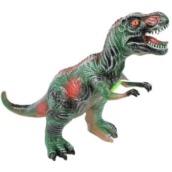 Dino World: Vinyl anyagú hangot adó T-REX dinoszaurusz figura pamut töltéssel 35cm kép