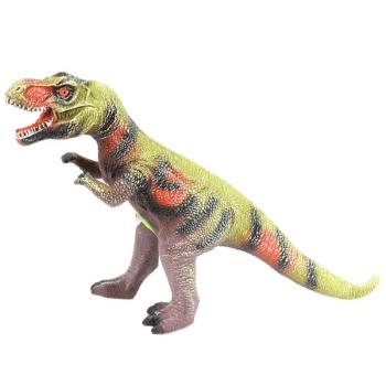 Dino World: Vinyl anyagú hangot adó Tyrannosaurus Rex dinoszaurusz figura pamut töltéssel 35cm kép