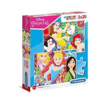 Disney Hercegnők 2x20 db-os puzzle - Clementoni kép