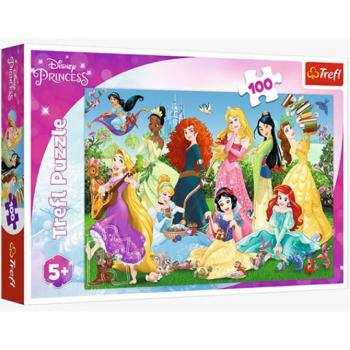 Disney hercegnők: Bájos hercegnők puzzle 100db-os - Trefl kép