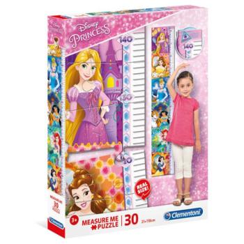 Disney hercegnők fali mérce 30 db-os puzzle - Clementoni kép