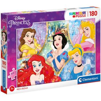 Disney hercegnők Supercolor 180db-os puzzle - Clementoni kép