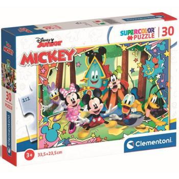 Disney Junior: Mickey egér és barátai Supercolor puzzle 30db-os - Clementoni kép