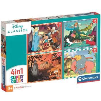 Disney klasszikusok 4 az 1-ben Supercolor puzzle - Clementoni kép