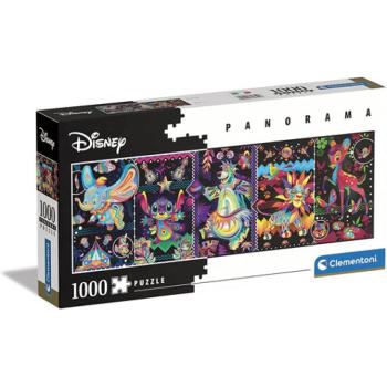 Disney Vintage színes 1000 db-os panoráma puzzle - Clementoni kép