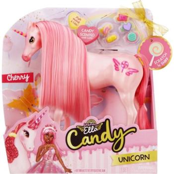 Dream Ella: Candy unikornis figura cukorka alakú sörénydíszekkel - pink kép