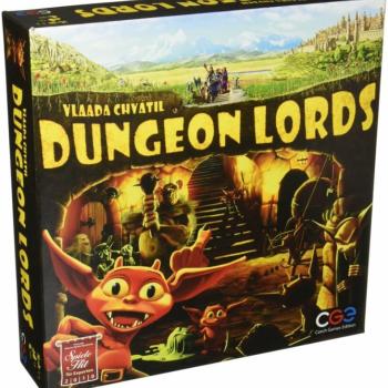 Dungeon Lords társasjáték,  angol nyelvű kép