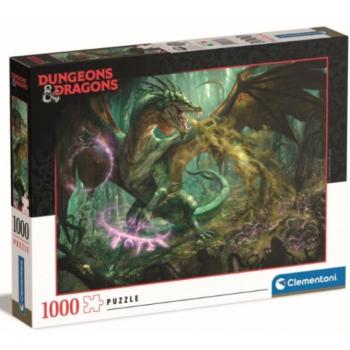 Dungeons & Dragons: Zöld sárkány HQC 1000db-os puzzle - Clementoni kép