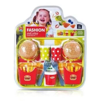 Dupla hamburgermenü játékszett kép