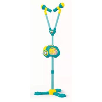 Dupla mikrofon álvánnyal - kék kép