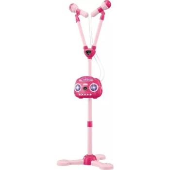 Dupla mikrofon álvánnyal - rózsaszín kép