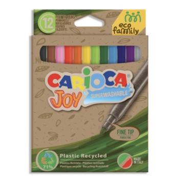 Eco Family Joy 12db-os színes filctoll szett - Carioca kép