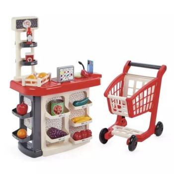 Écoiffier: Piactér bevásárlókocsival - 20 darabos kép