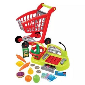 Écoiffier: Szupermarket - bevásárlókocsi és pénztár kép