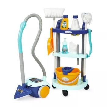 Écoiffier: Takarítókocsi porszívóval játékszett - 11 db-os kép