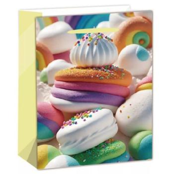 Édesség mintás ajándéktasak - 18 x 23 cm kép