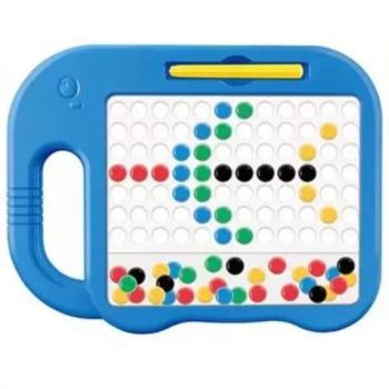 Elefánt alakú mágneses képkirakó - kék kép