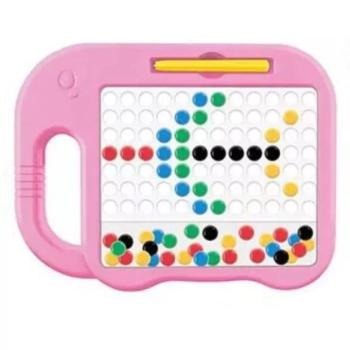 Elefánt alakú mágneses képkirakó - rózsaszín kép