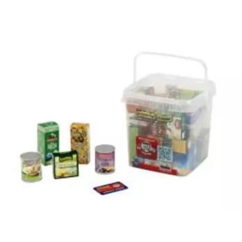 Élelmiszer játékkészlet tárolódobozban - nagy kép