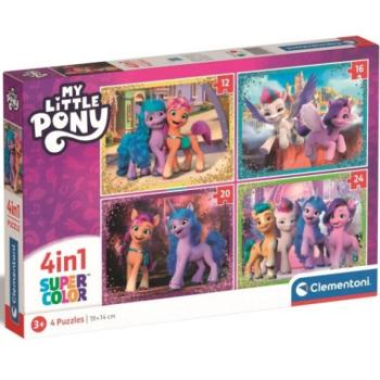 Én kicsi pónim 4 az 1-ben 12-16-20-24db-os puzzle - Clementoni kép