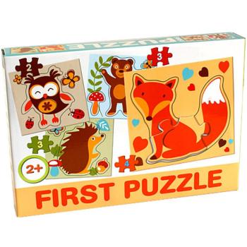 Erdei állatos Bébipuzzle - D-Toys kép