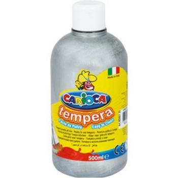 Ezüstszínű tempera 500ml - Carioca kép