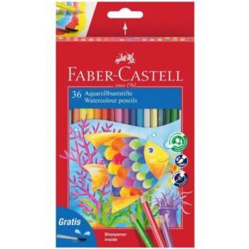 Faber-Castell: 36db-os Aquarell színes ceruza szett ecsettel kép