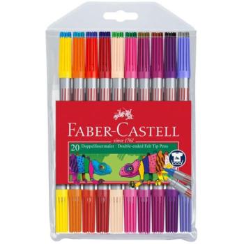 Faber-Castell: Filctoll készlet 20db-os kétvégű kép