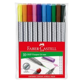 Faber-Castell: Grip 0,4mm-es tűfilctoll szett 10db-os kép