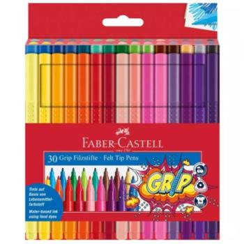 Faber-Castell: Grip 30db-os színes filctoll szett kép