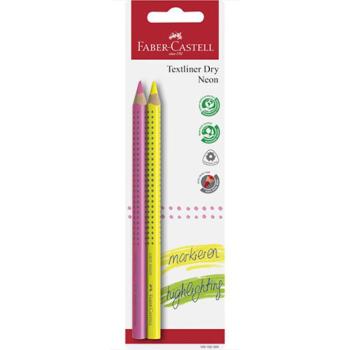 Faber-Castell: Grip Jumbo Neon szövegkiemelő ceruza 2db-os szett kép