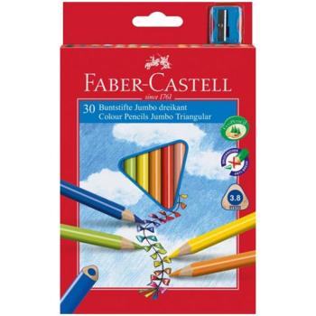 Faber-Castell: Junior színes ceruza 30db-os hegyezővel kép