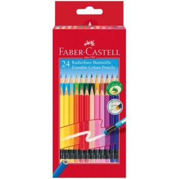 Faber-Castell: Radíros színes ceruza szett 24db-os készlet kép