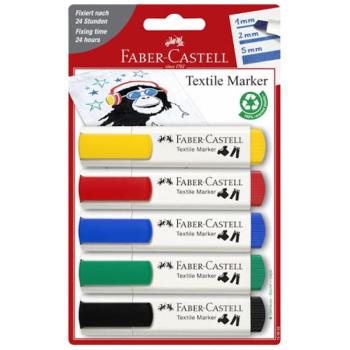 Faber-Castell: Standard színű textilfilc szett 5db-os kép