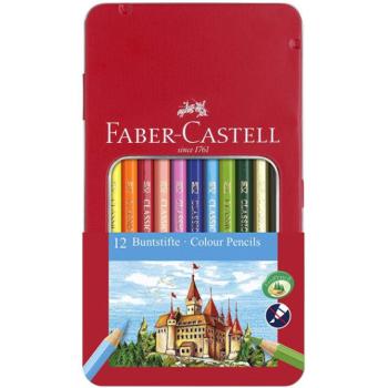 Faber-Castell: Színes ceruza szett 12db-os készlet fémdobozban kép