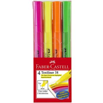 Faber-Castell: Textliner 38 szövegkiemelő készlet 4db-os kép