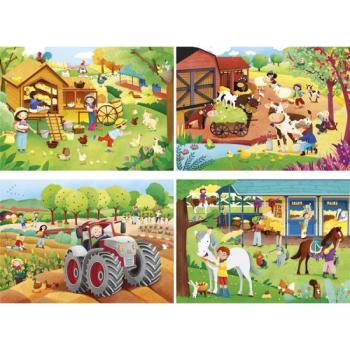 Farm 2x20 és 2x60 db-os puzzle - Clementoni kép