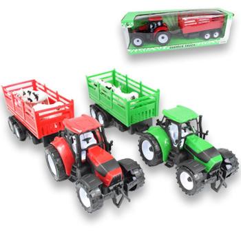 Farmer Truck: Állatszállító traktor állatokkal kétféle változatban 37cm kép