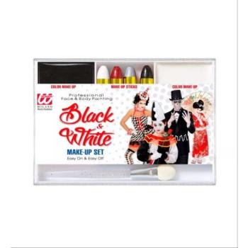 Fekete-fehér arcfestő készlet applikátorral kép