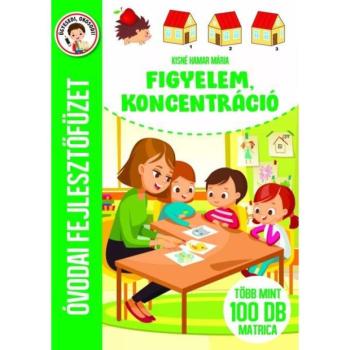 Figyelem, koncentráció - Óvodai fejlesztőfüzet kép