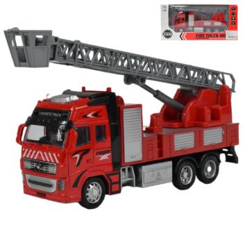 Fire Rescue: Lendkerekes létrás tűzoltóautó fénnyel és hanggal 19cm kép